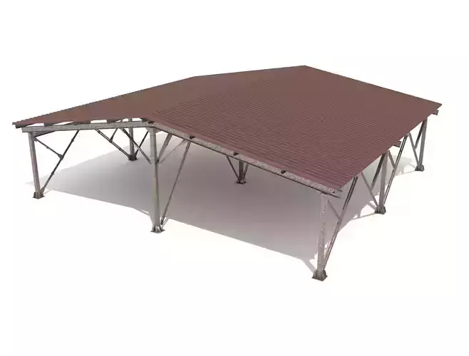 Hangar industrial construction