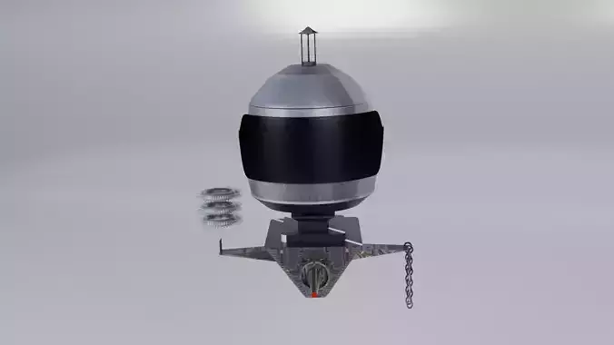 Space robot 3D model