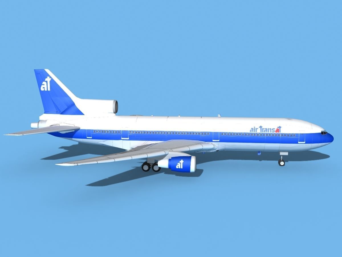 Lockheed L-1011 TriStar Air Transat 1 3D model_4