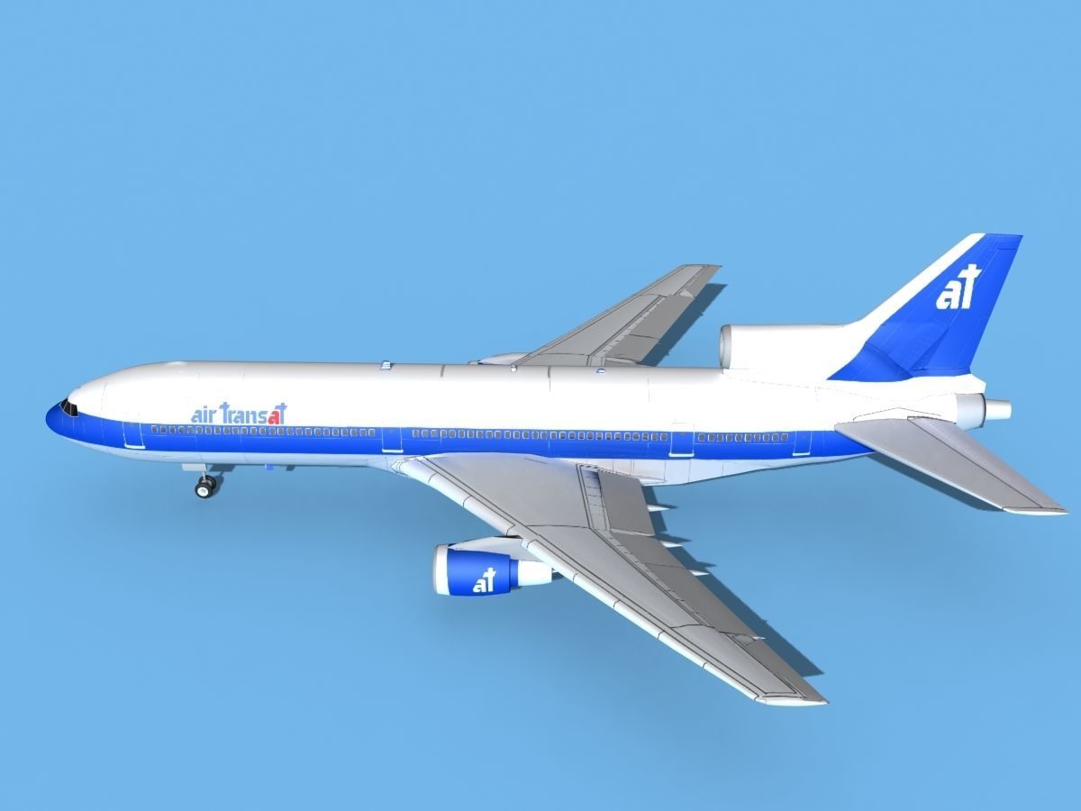 Lockheed L-1011 TriStar Air Transat 1 3D model_9
