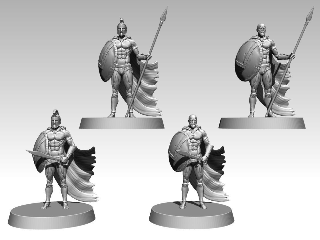 Spartan x4 - 35 mm 3D print model_1