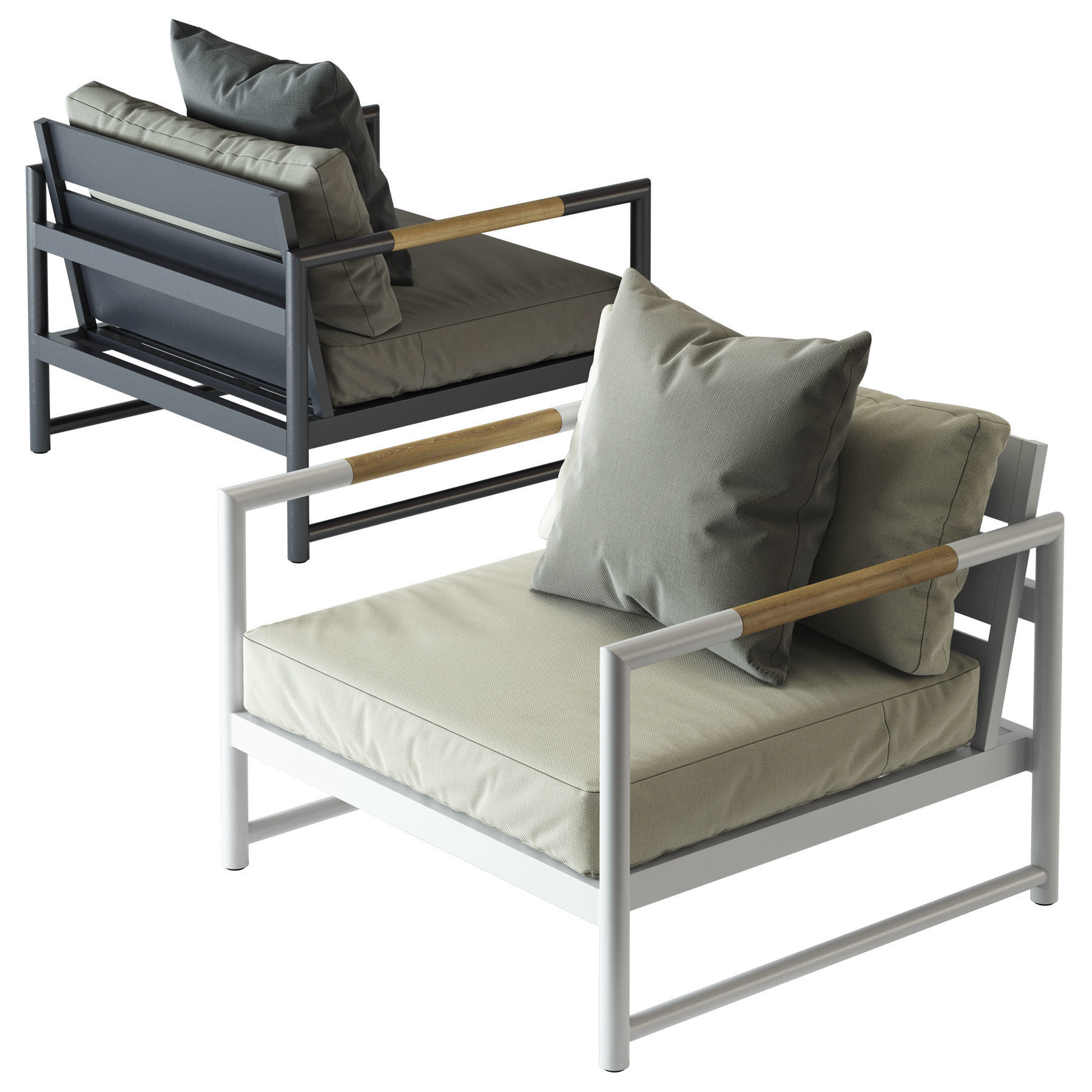 HARBOUR Breeze XL Arm Chair 3D model_1