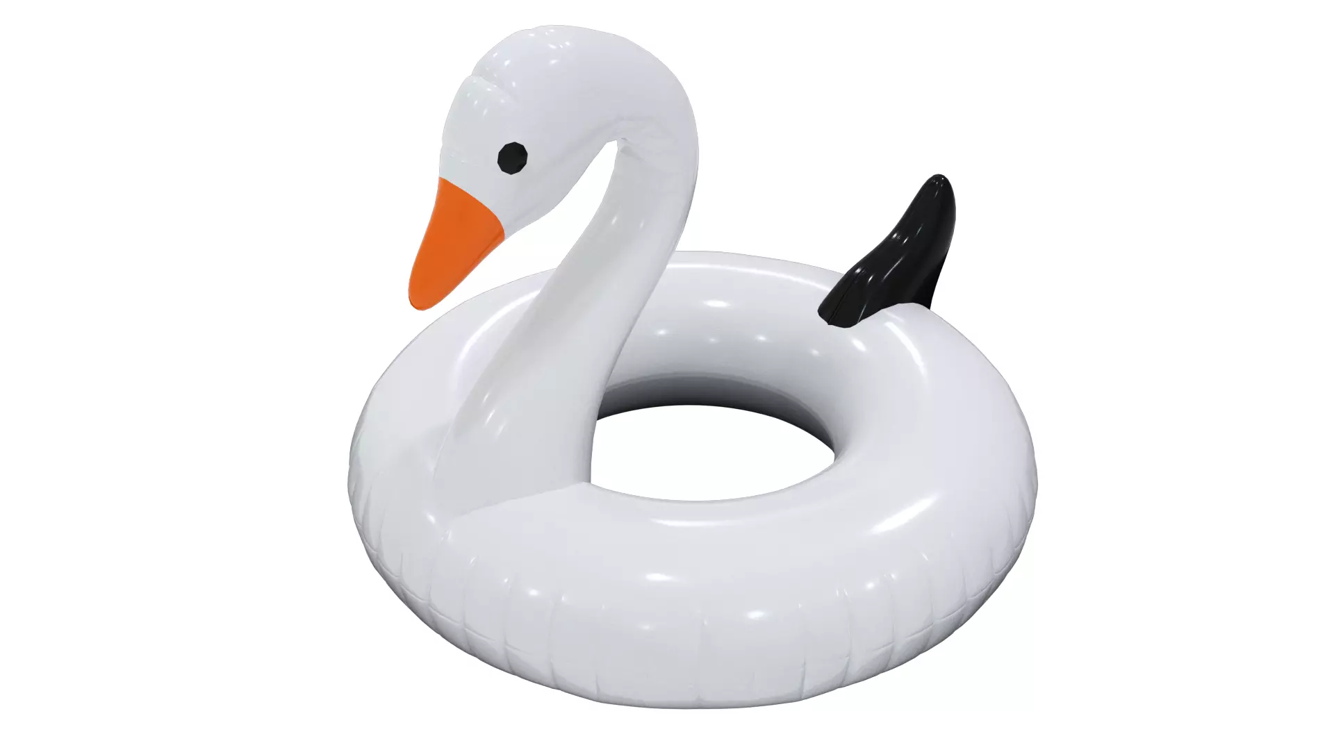 Inflatable Swan 3D Model - High Detail and Versatility Low-poly 3D model_0