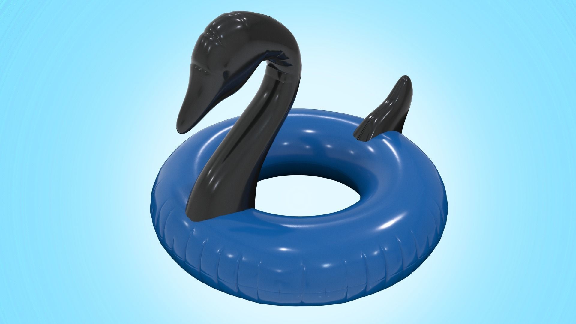 Inflatable Swan 3D Model - High Detail and Versatility Low-poly 3D model_5