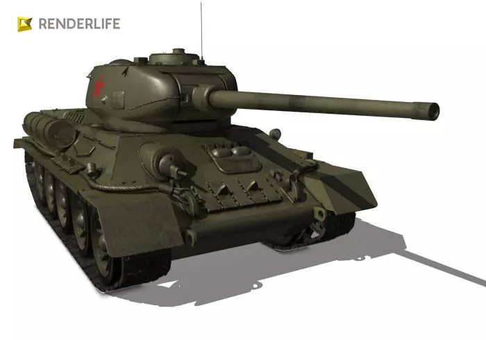 T34 Soviet Tank 3D model