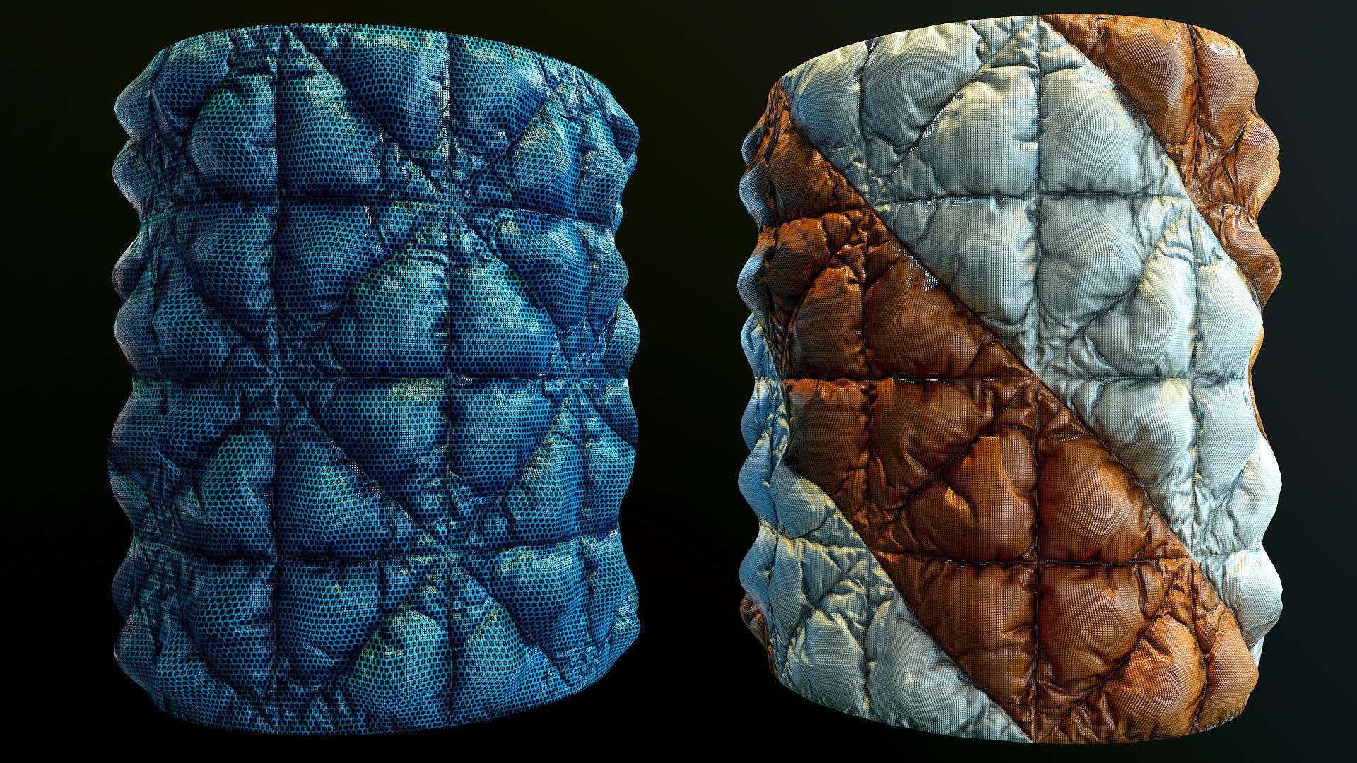 Modular Sci Fi Corridor Low-poly 3D model_17