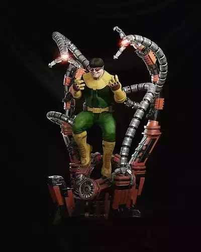 Doc Ock Marvel Spider-man Doctor Octopus Octavius 3D Print Model 3D print model