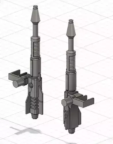 Custom Null Rays for Earth Rise Starscream 3D print model