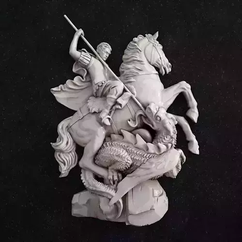 George the Victorious 3D print model