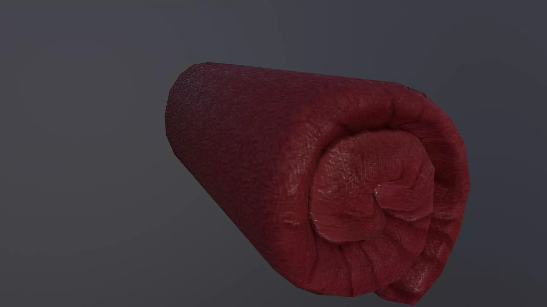 Bedroll roll Free low-poly 3D model