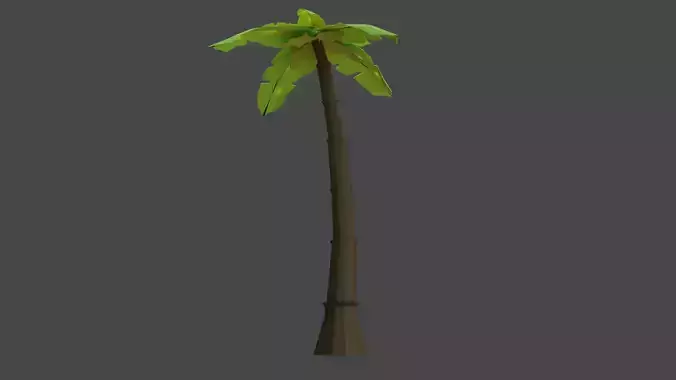 Low Poly Palm Tree