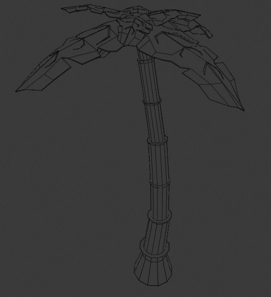 Low Poly Palm Tree Low-poly 3D model_3