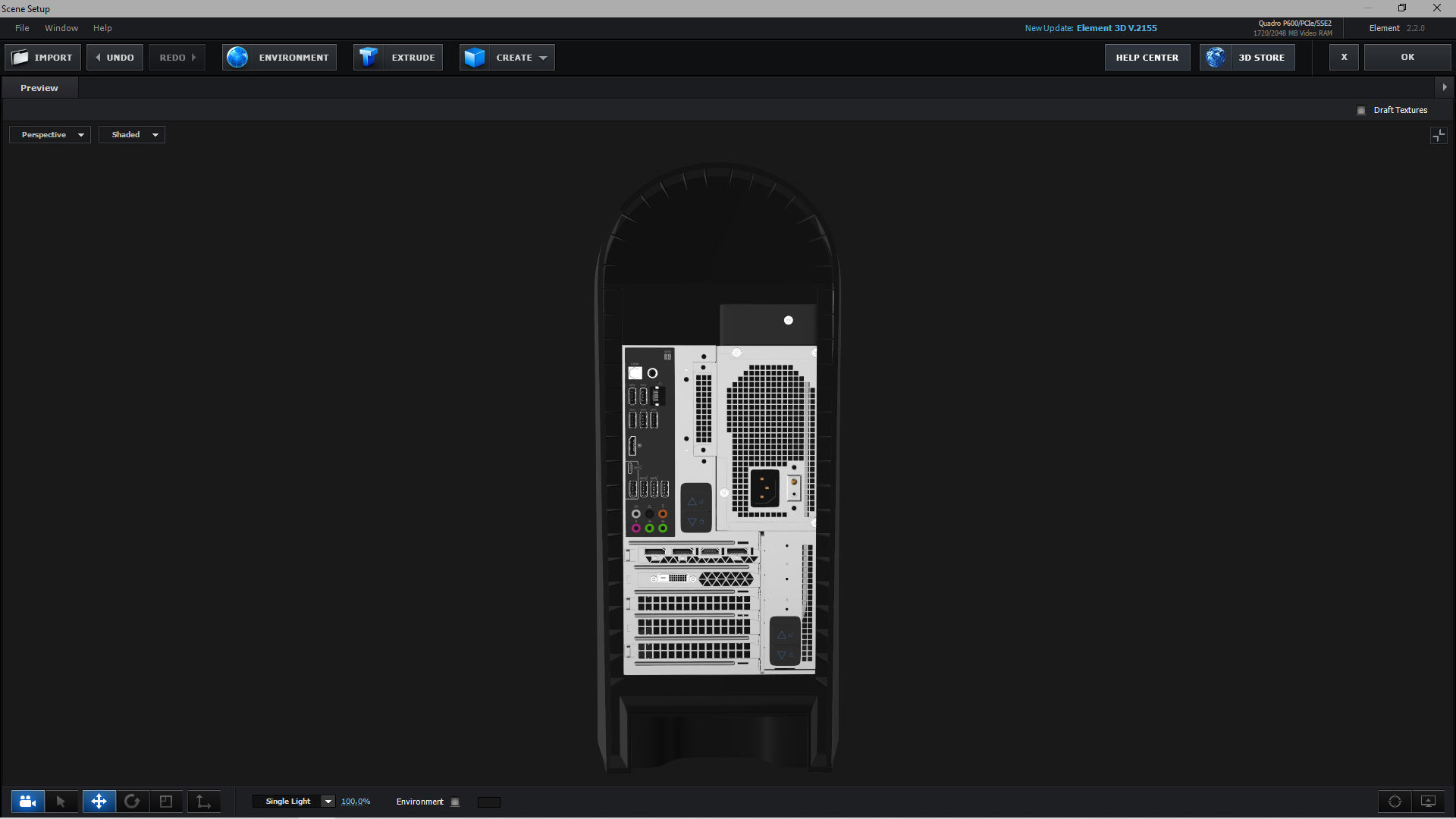 E3D - Alienware Aurora R9 3D model_6
