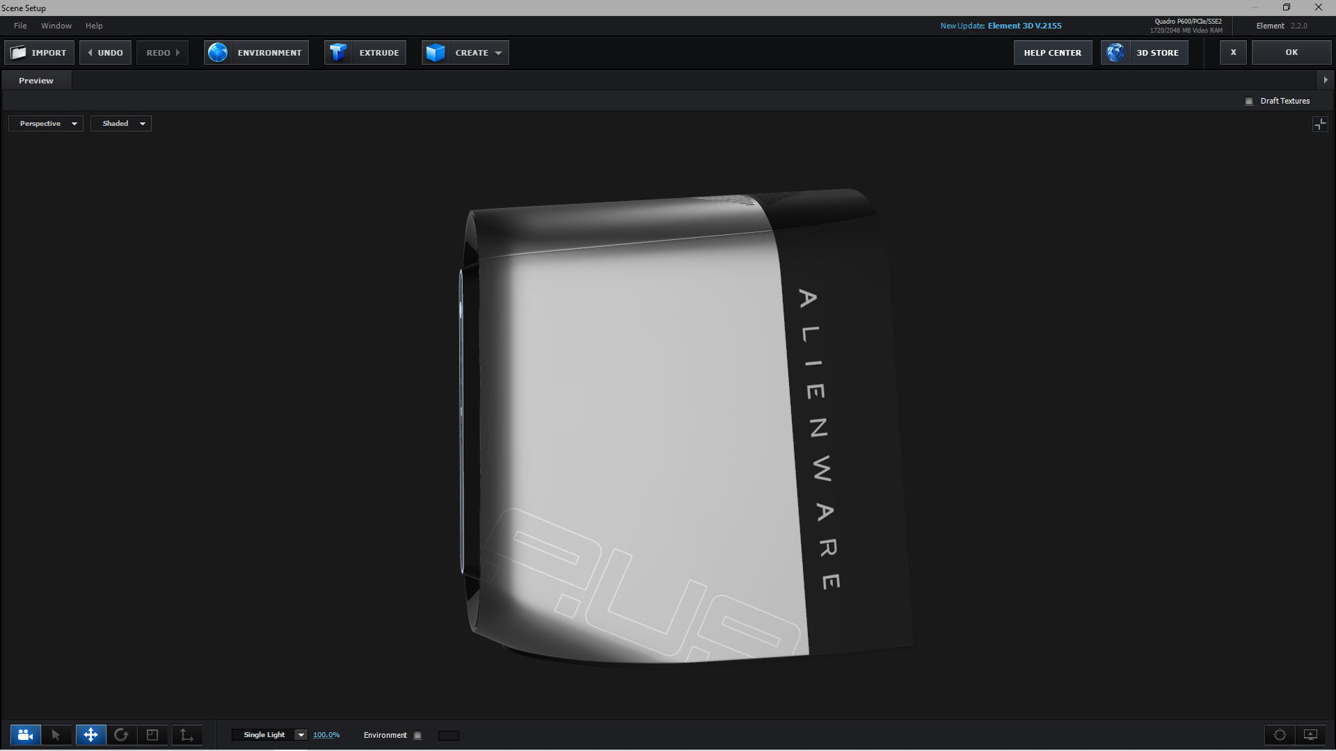 E3D - Alienware Aurora R9 3D model_3