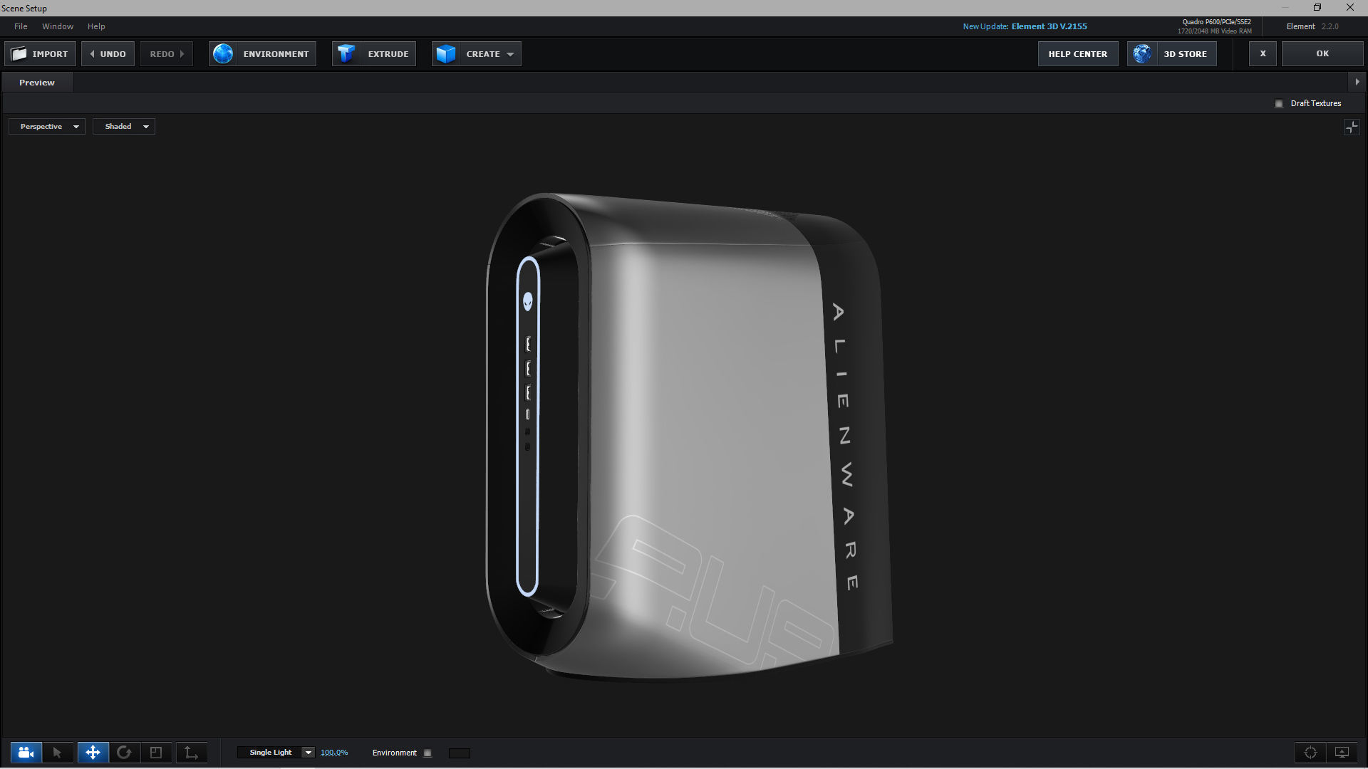 E3D - Alienware Aurora R9 3D model_2