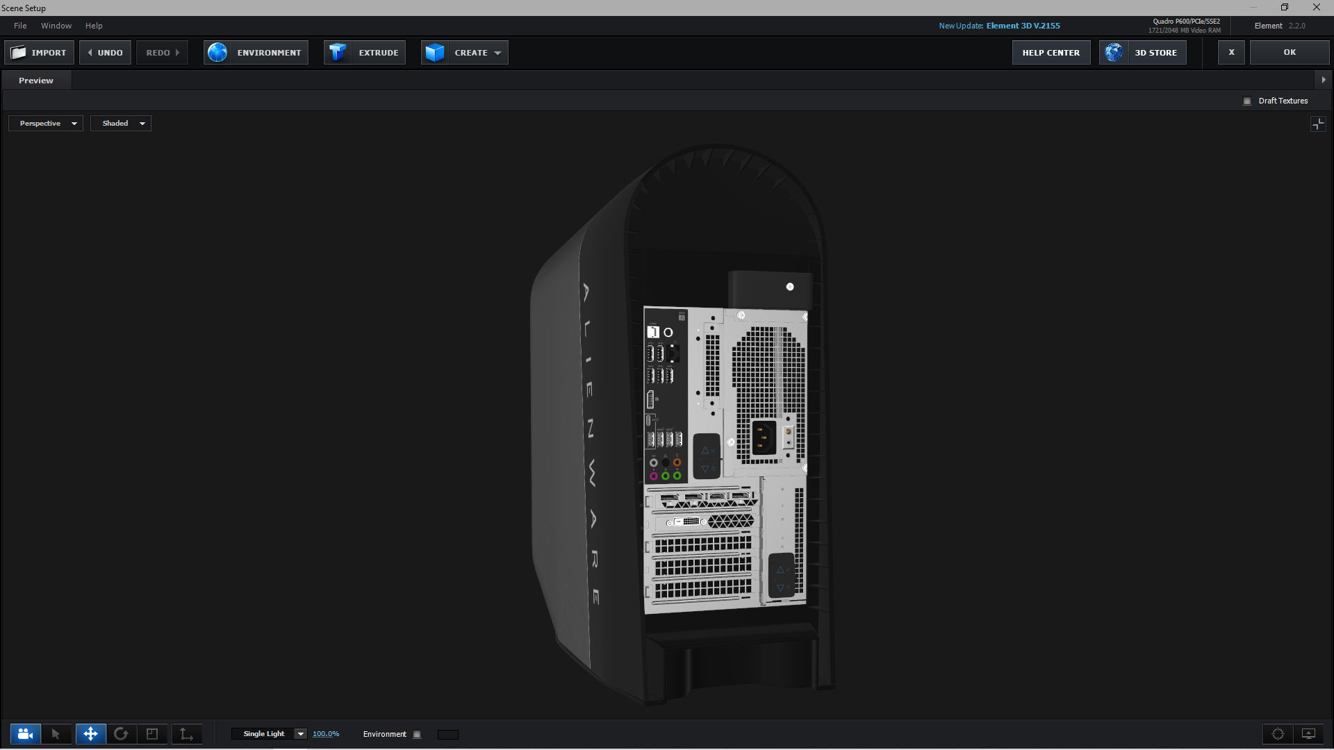 E3D - Alienware Aurora R9 3D model_5