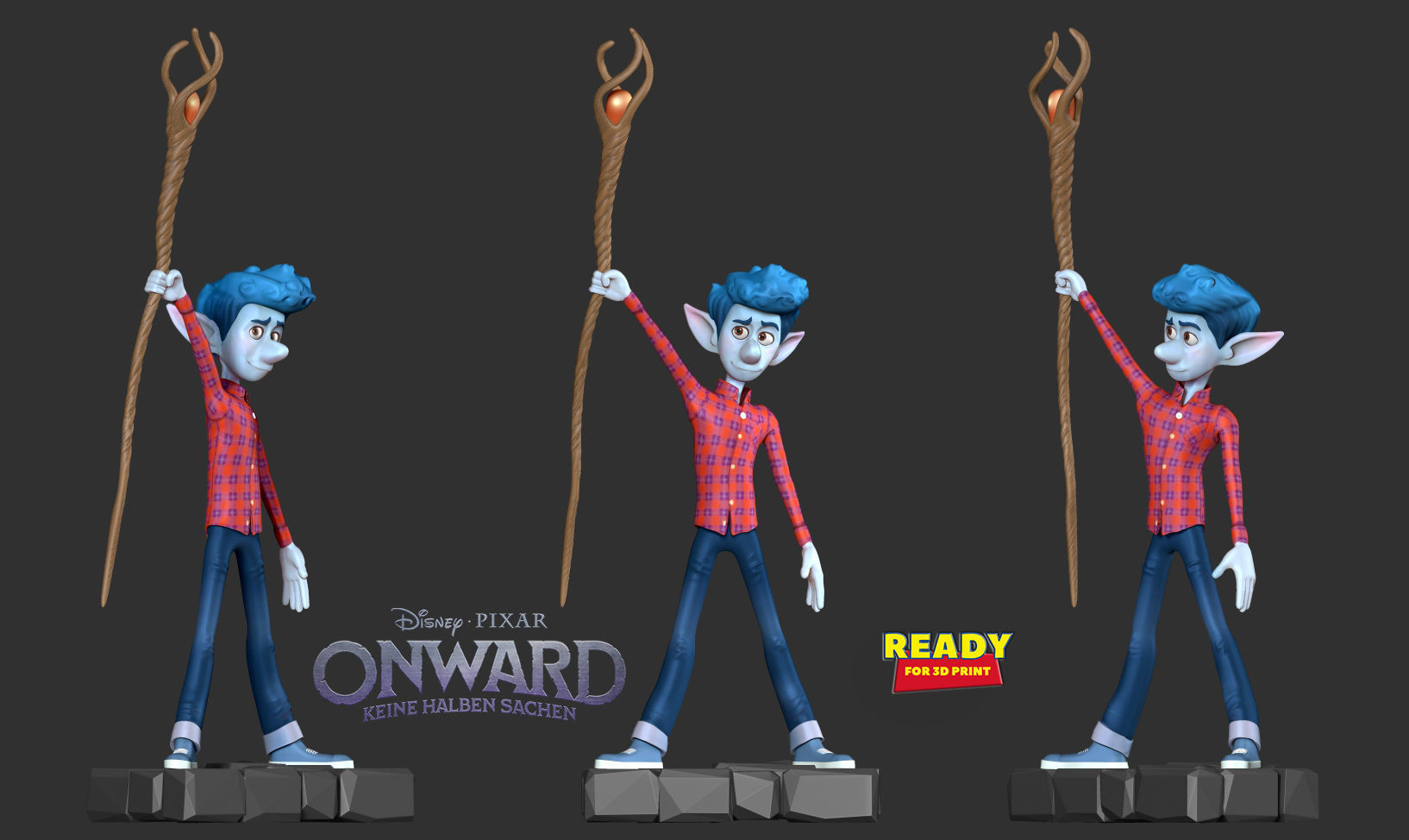 Ian Lightfoot - Onward Fanart 3D print model_1