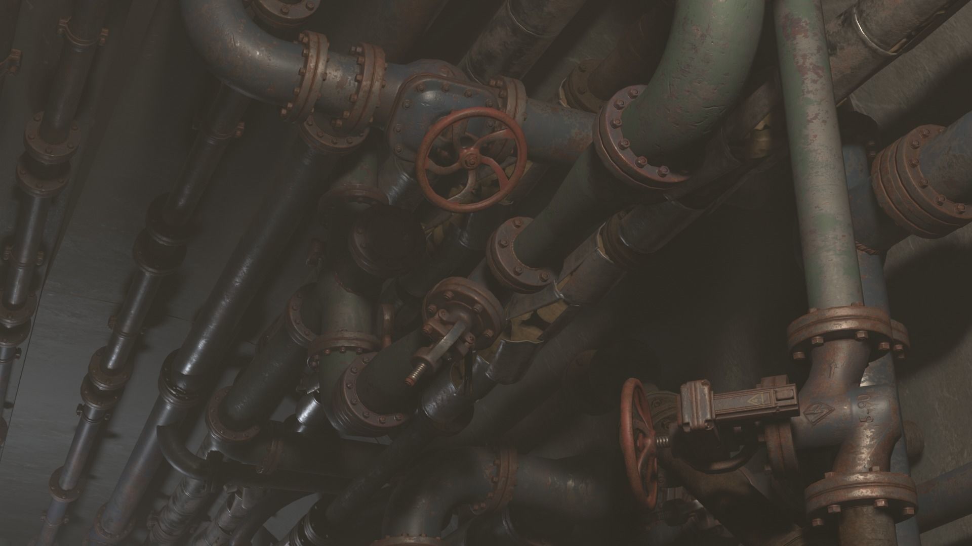 Pipes pack Low-poly 3D model_11