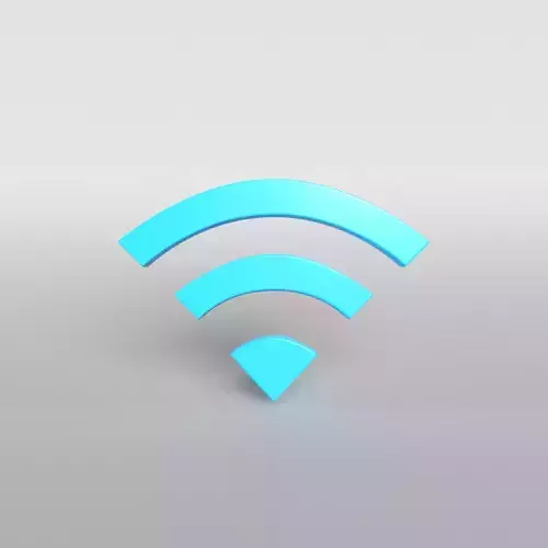 Wifi Symbol v1 003 Low-poly 3D model