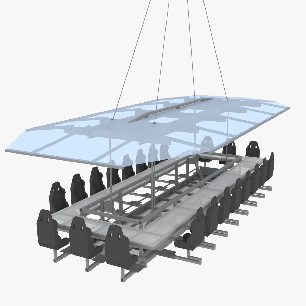Dinner in the sky 3D model_12