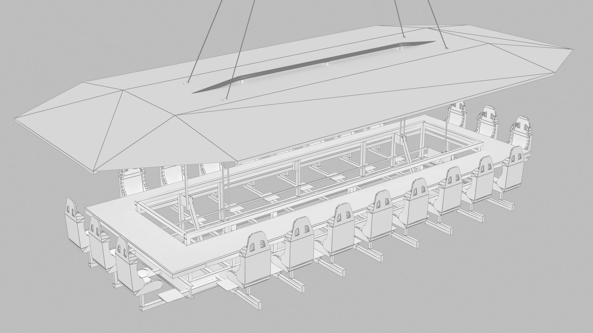 Dinner in the sky 3D model_5