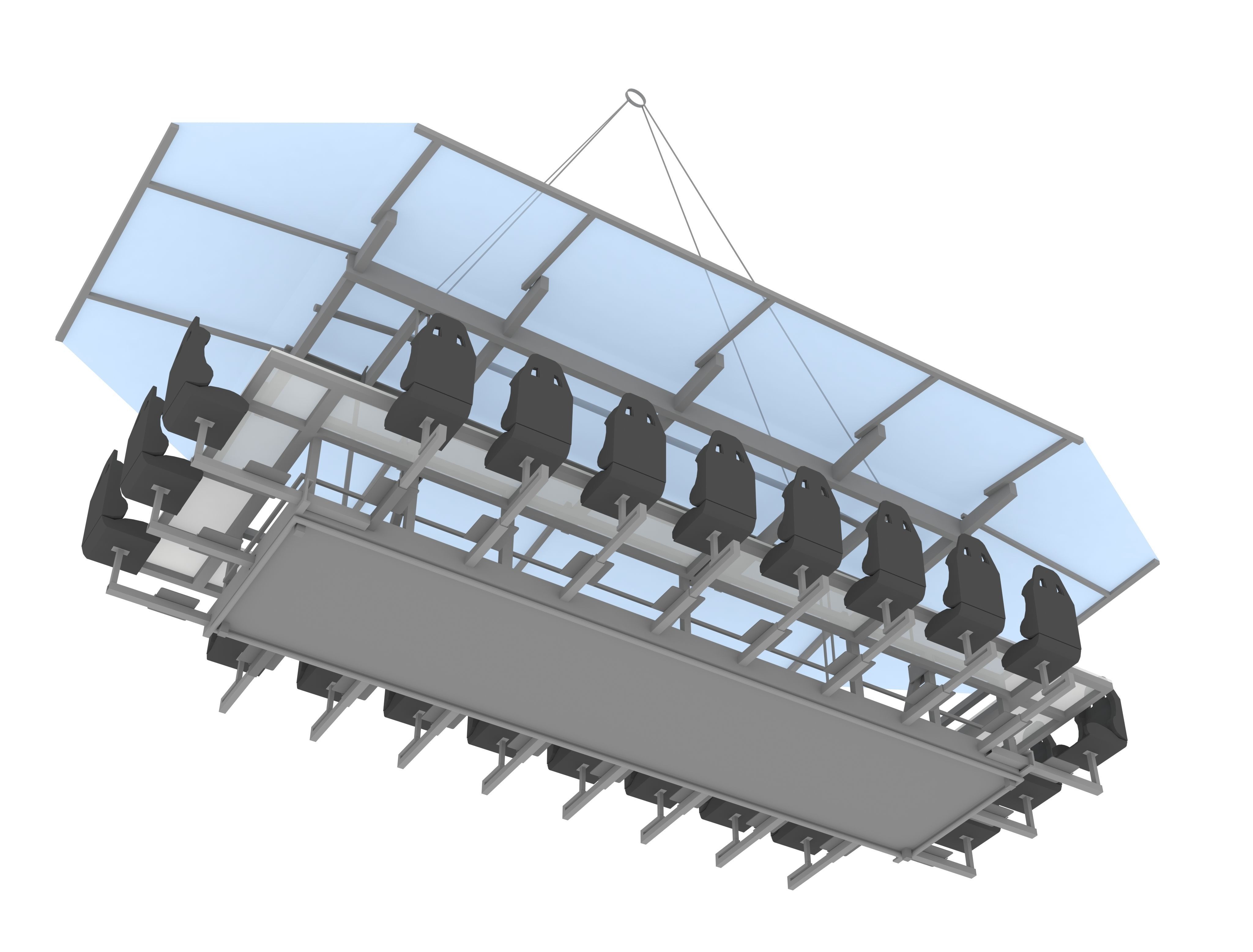 Dinner in the sky 3D model_10