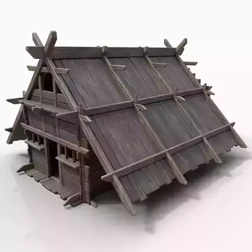 Viking Basic Hut Wooden House Cottage Medieval AAA Next Gen