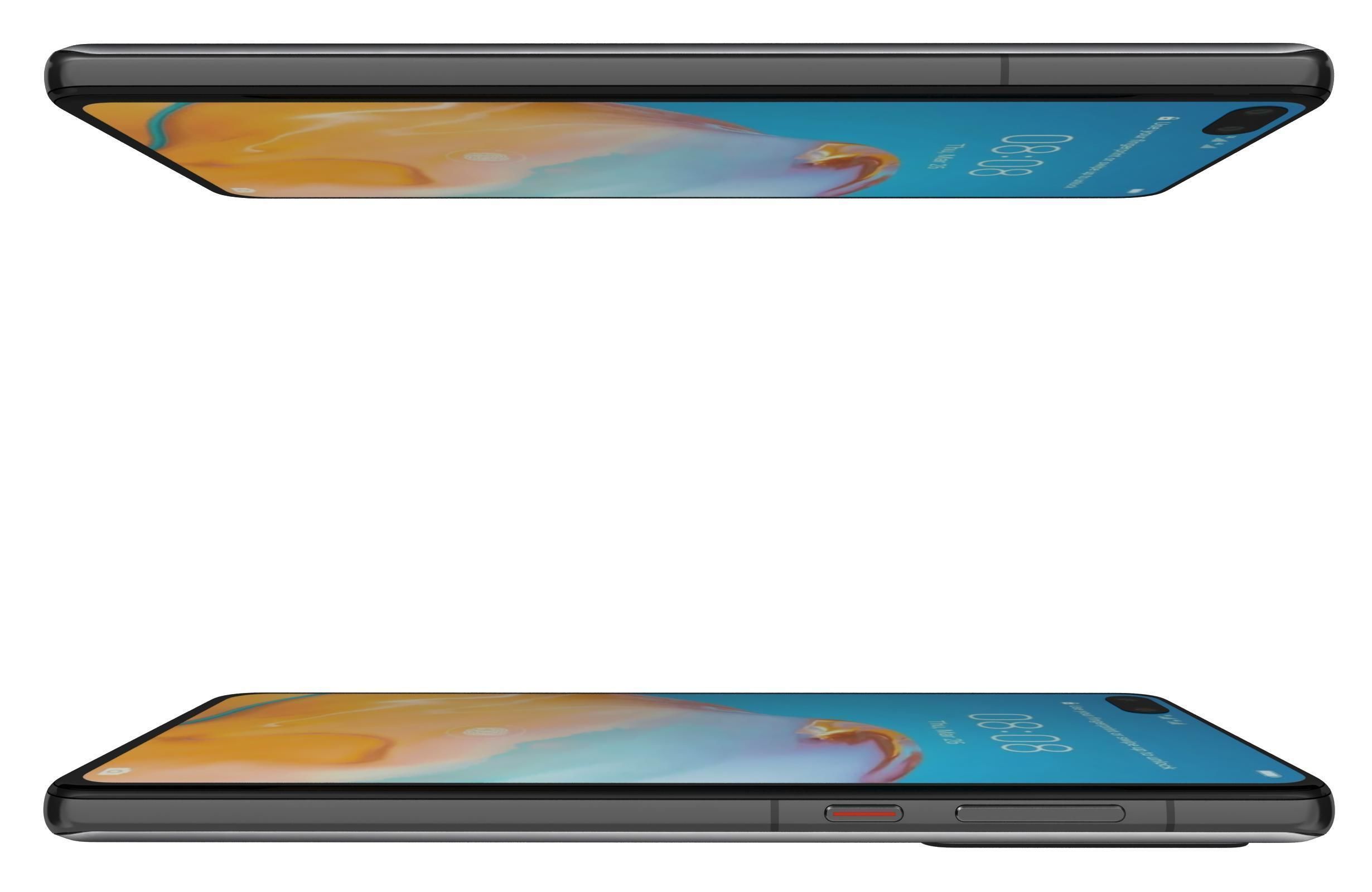 Huawei P40 Black 3D model_8