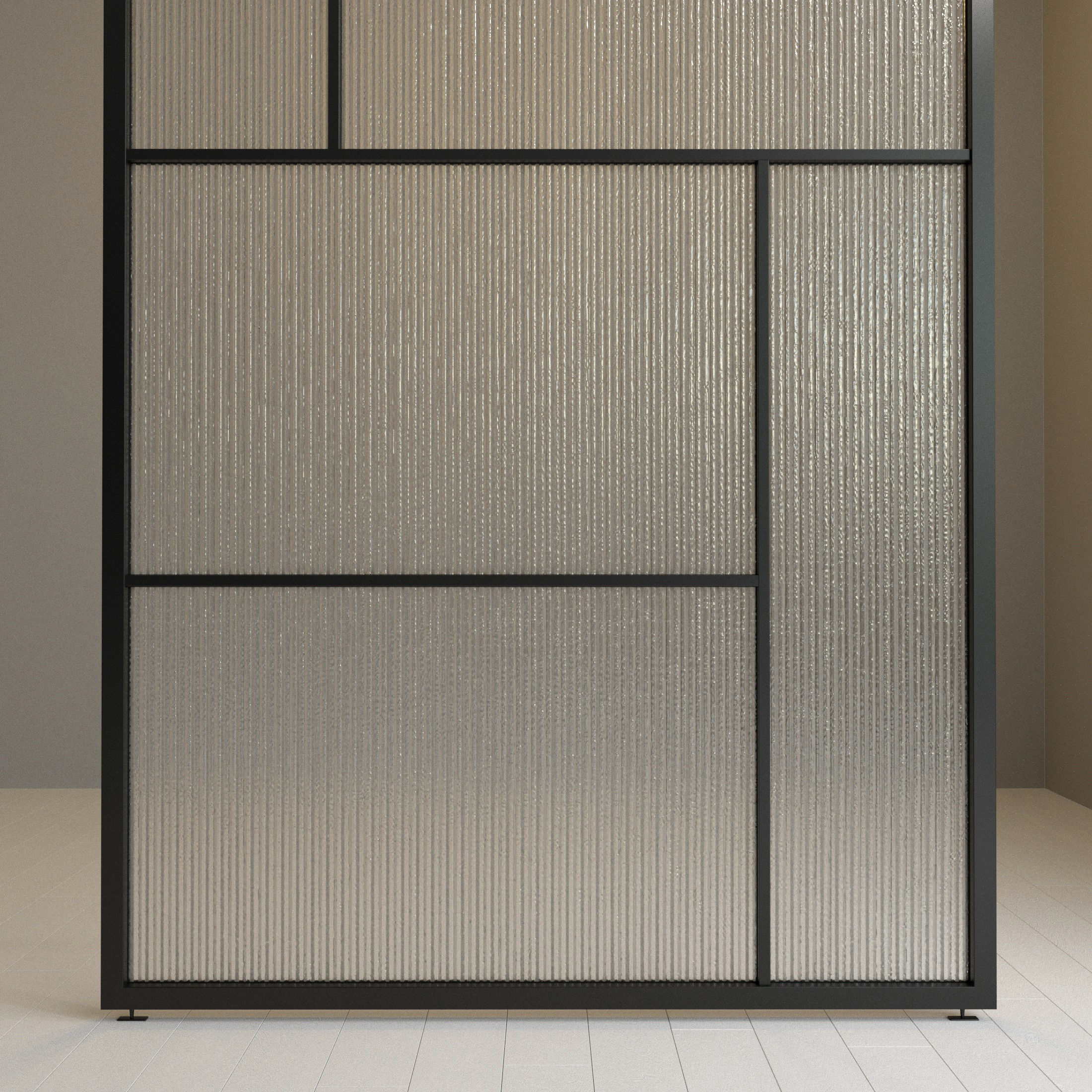 1 Glass partition door Set  9 partition models 3D Model Collection_11