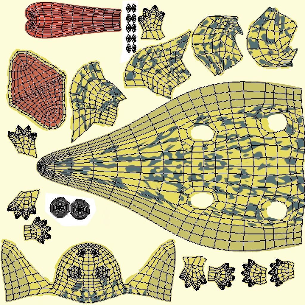 Cartoon Lizard Low-poly 3D model_23