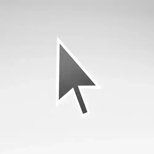 Mouse Symbol v1 002 Low-poly 3D model