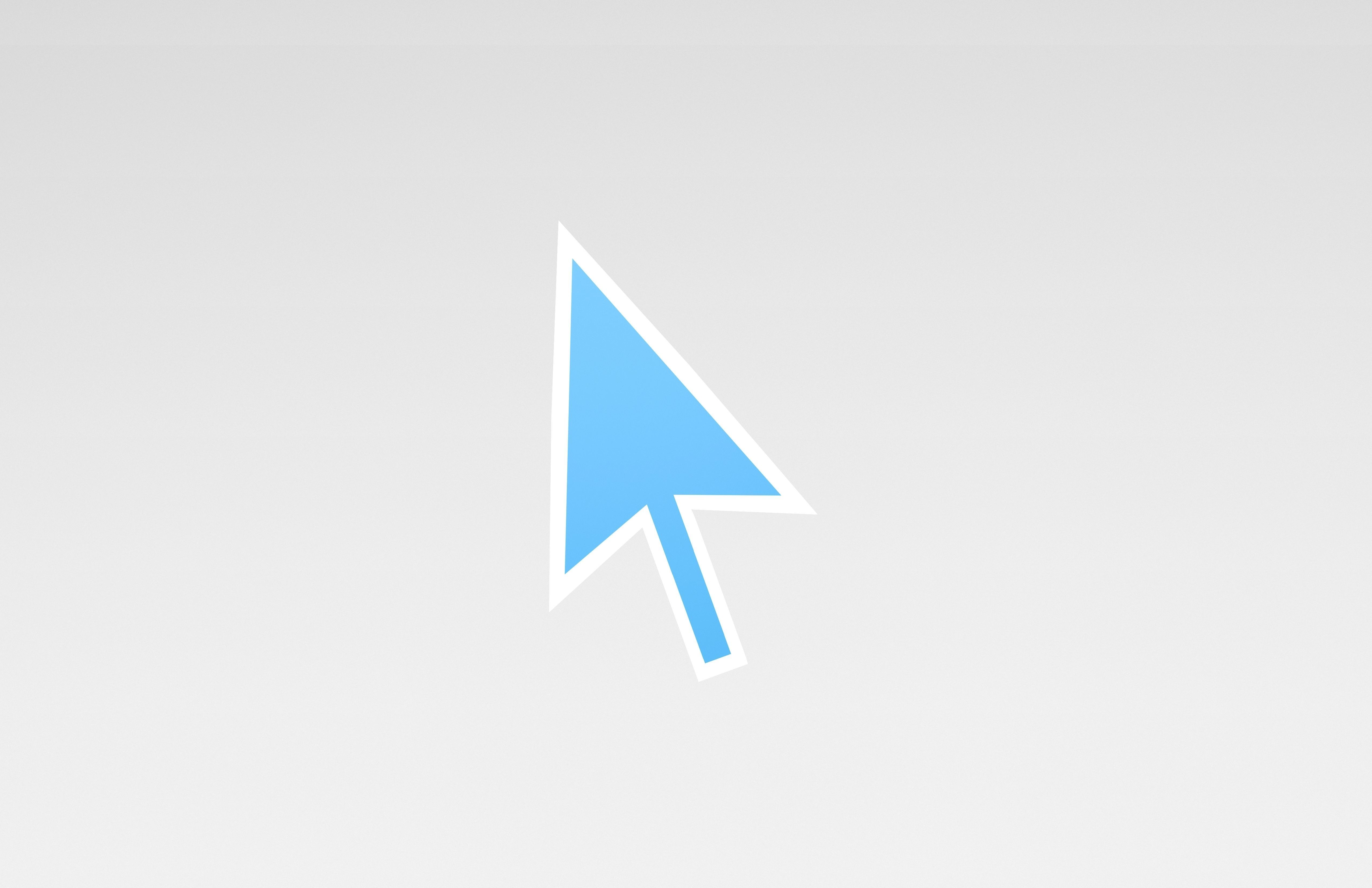 Mouse Symbol v1 003 Low-poly 3D model_1