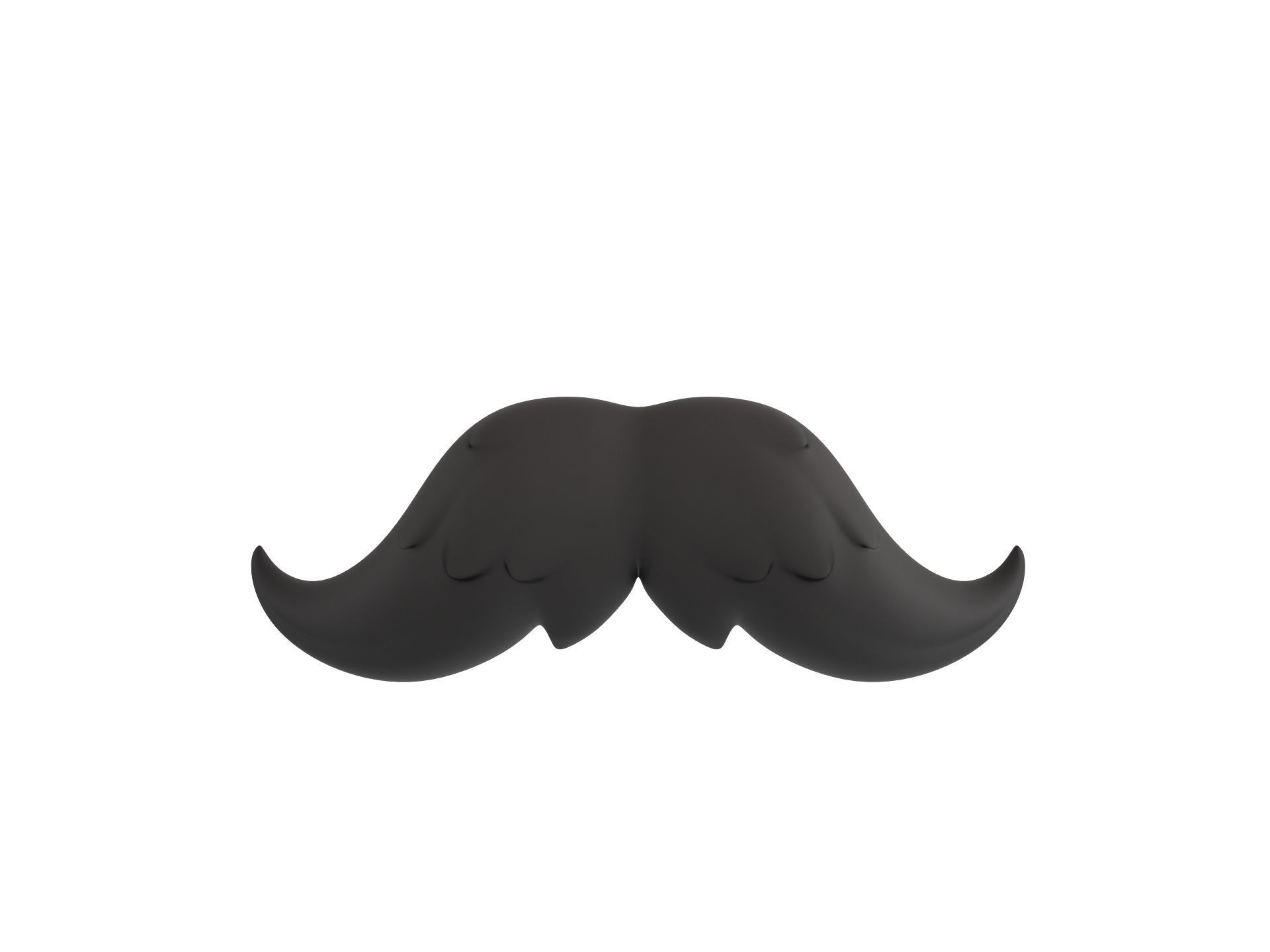 Mustache Pack 3D model_16