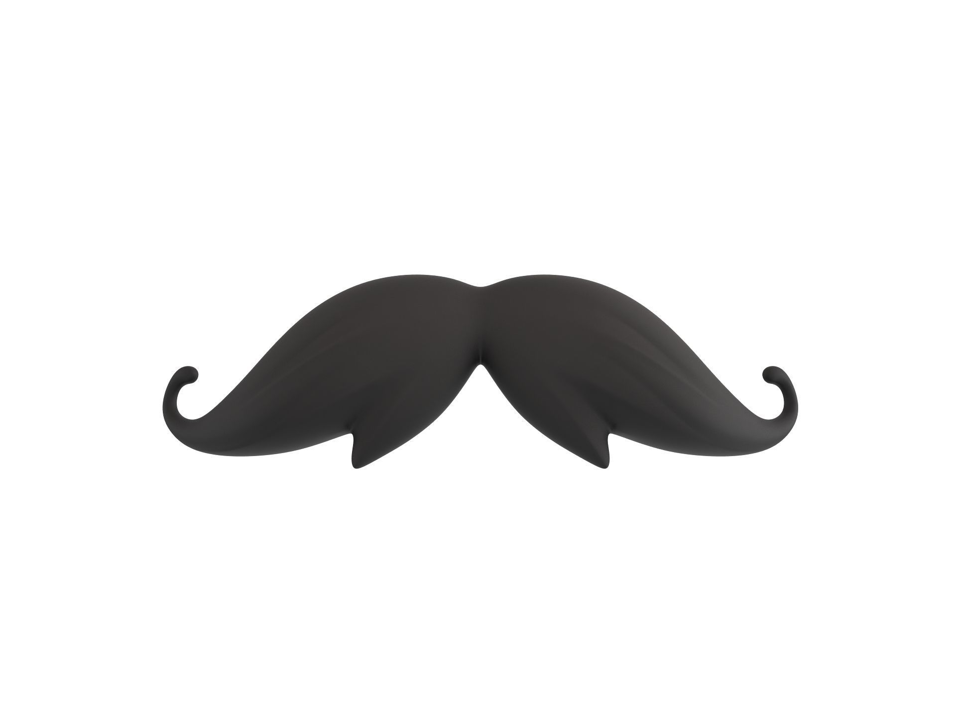 Mustache Pack 3D model_9