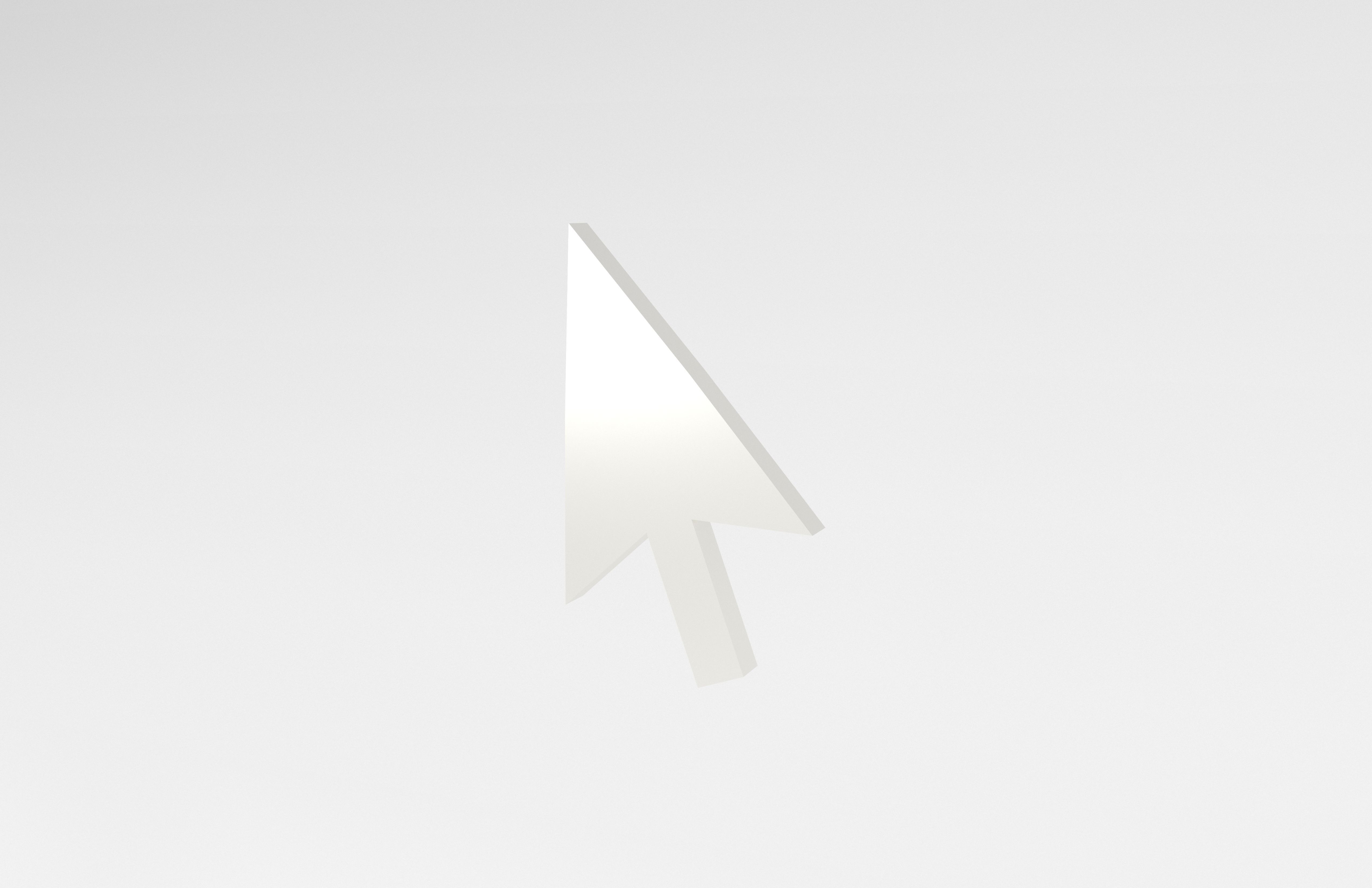 Mouse Symbol v1 008 Low-poly 3D model_2