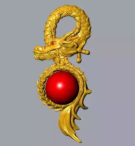 dragon-shaped pendant