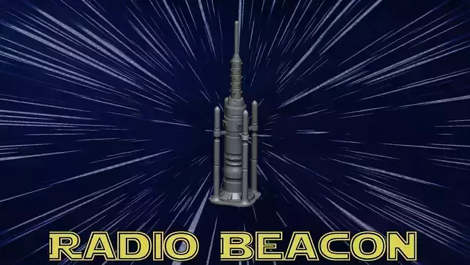 Radio beacon 3D print model