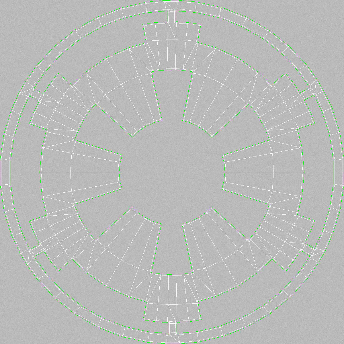 Star Wars Empire Logo 3D model_7