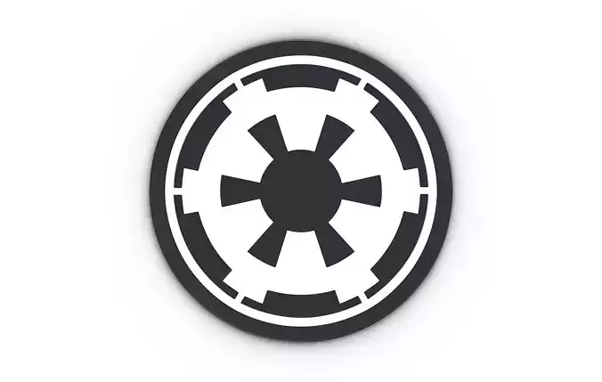 Star Wars Empire Logo 3D model
