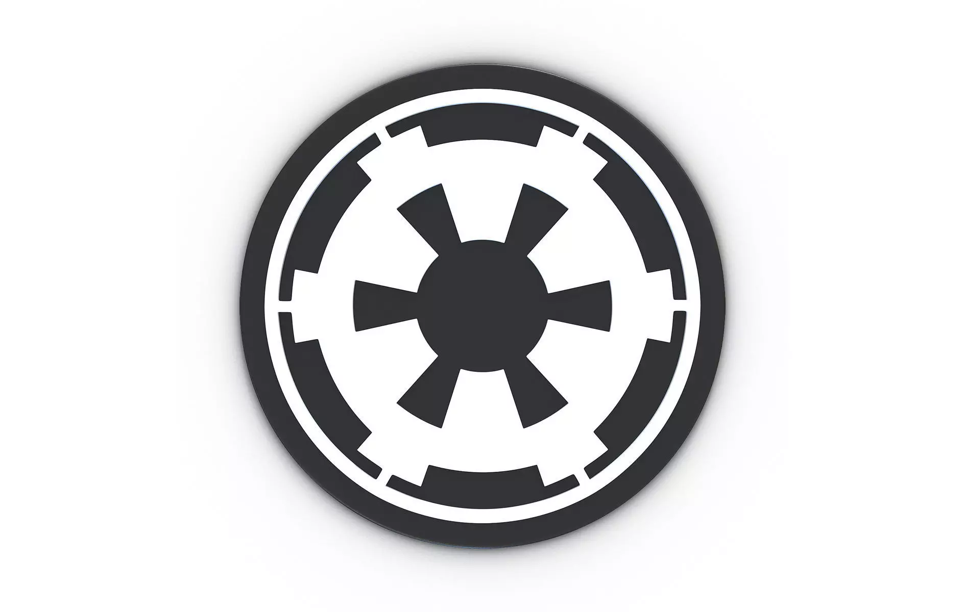 Star Wars Empire Logo 3D model_0