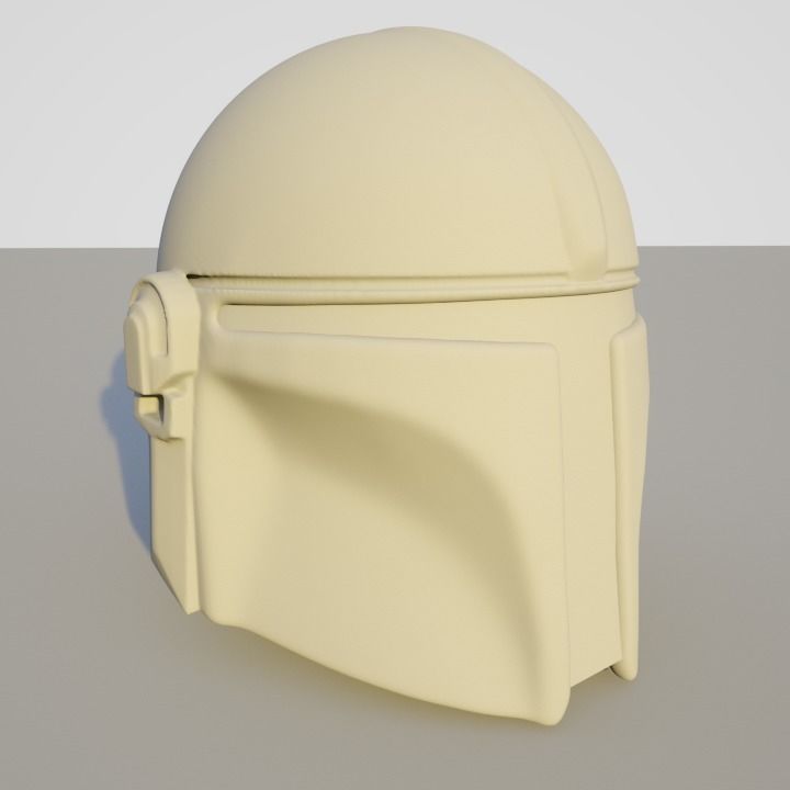 Mandalorian Helmet  Free 3D model_5