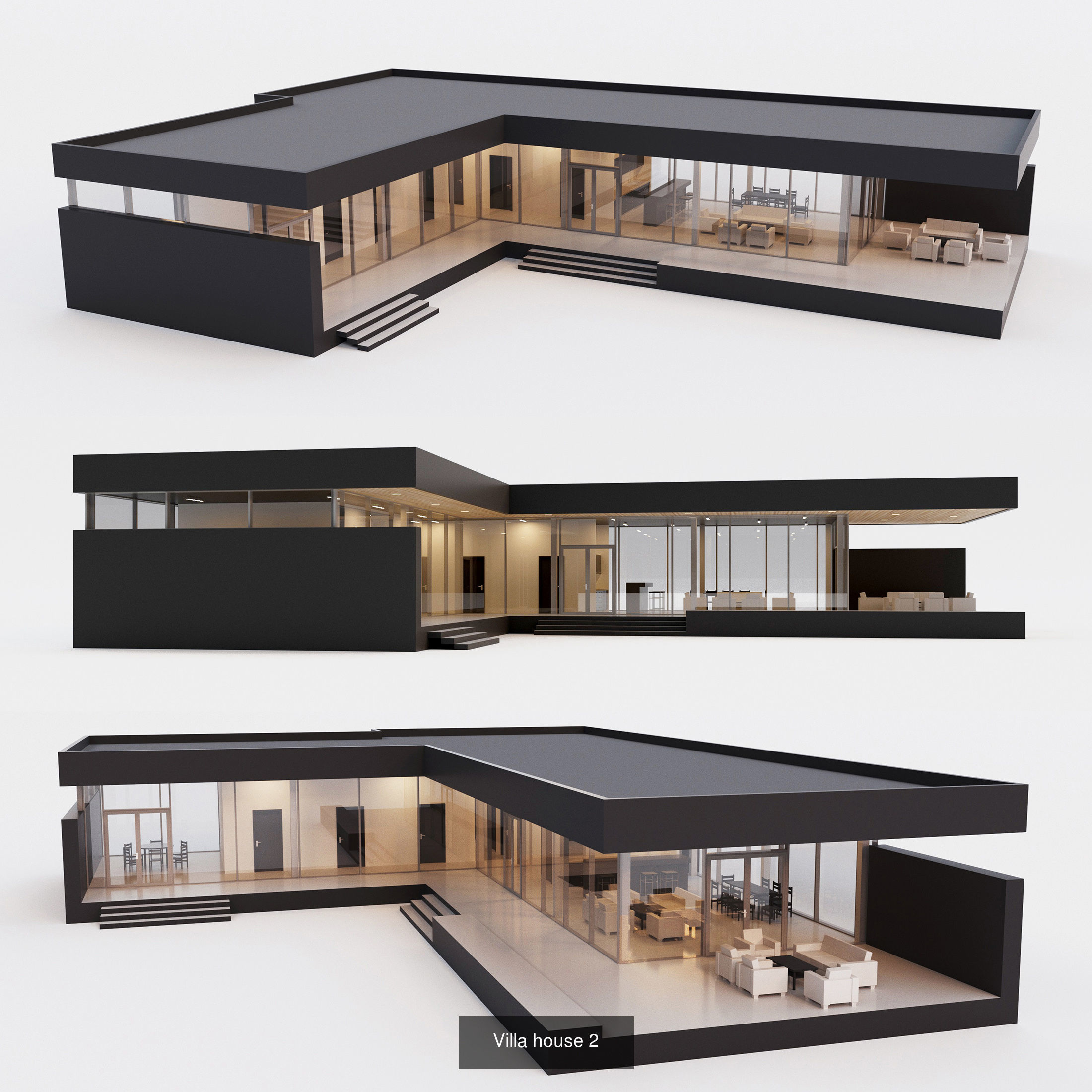 Villa house Collection 4 models _2