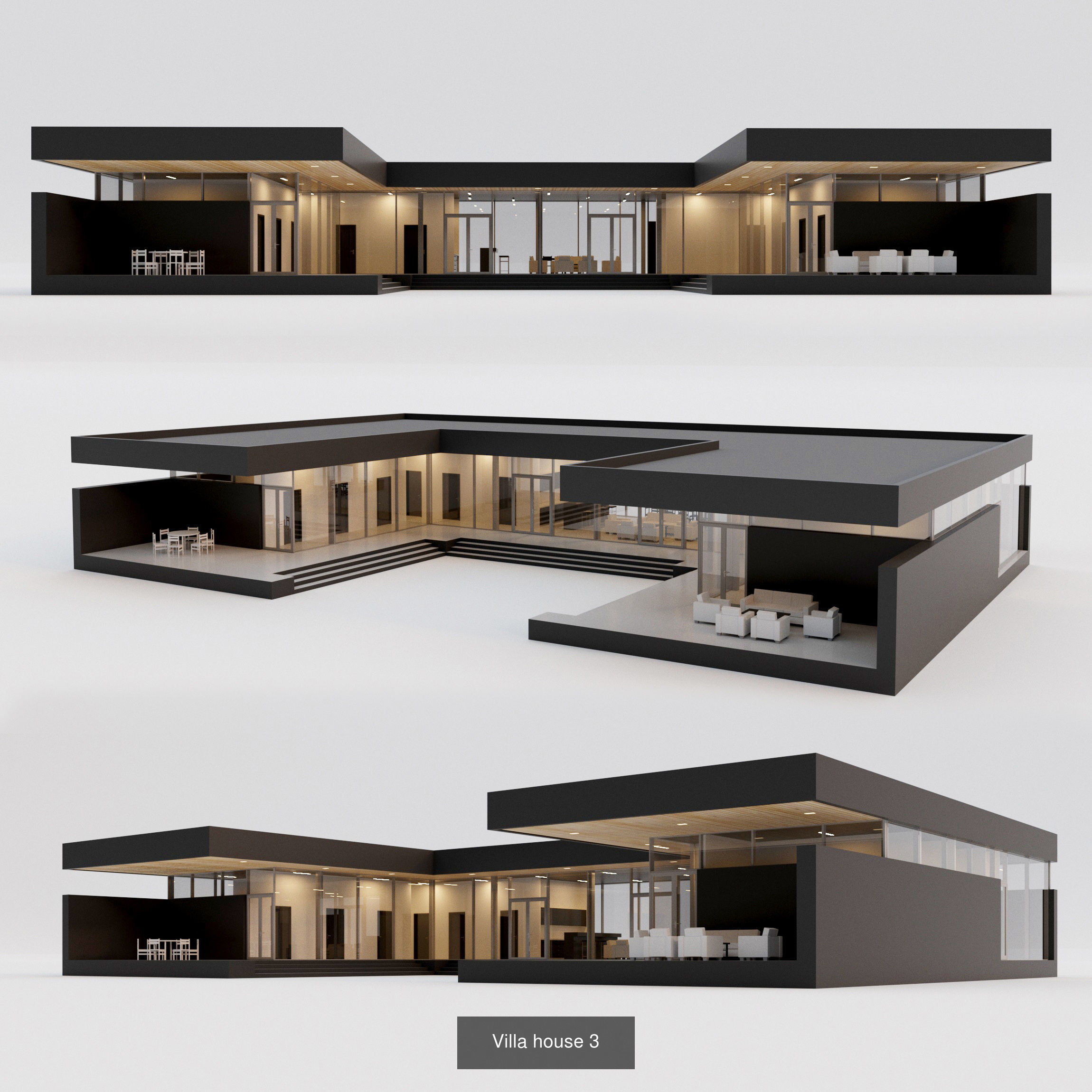 Villa house Collection 4 models _3