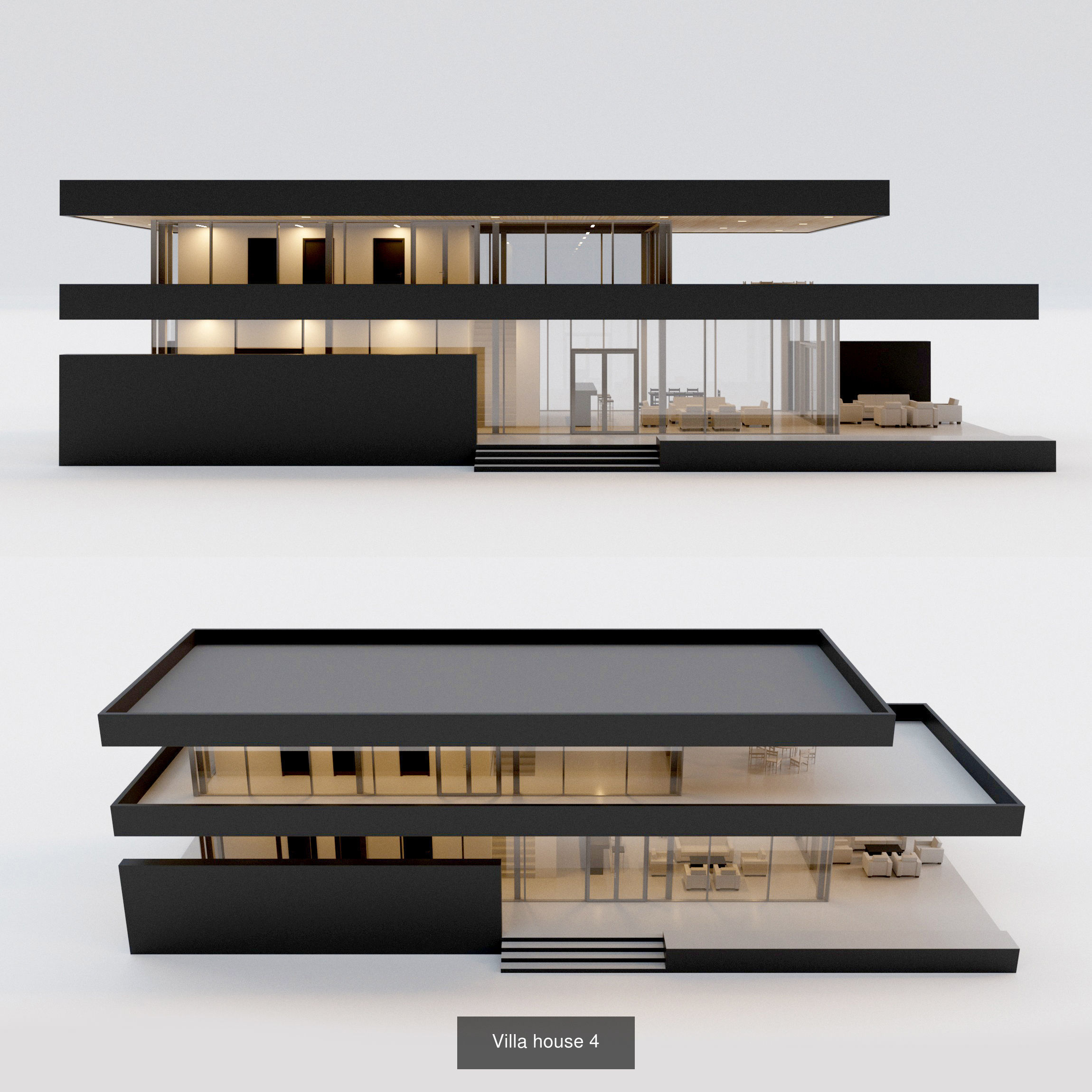 Villa house Collection 4 models _4