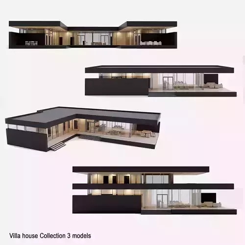 Villa house Collection 4 models 