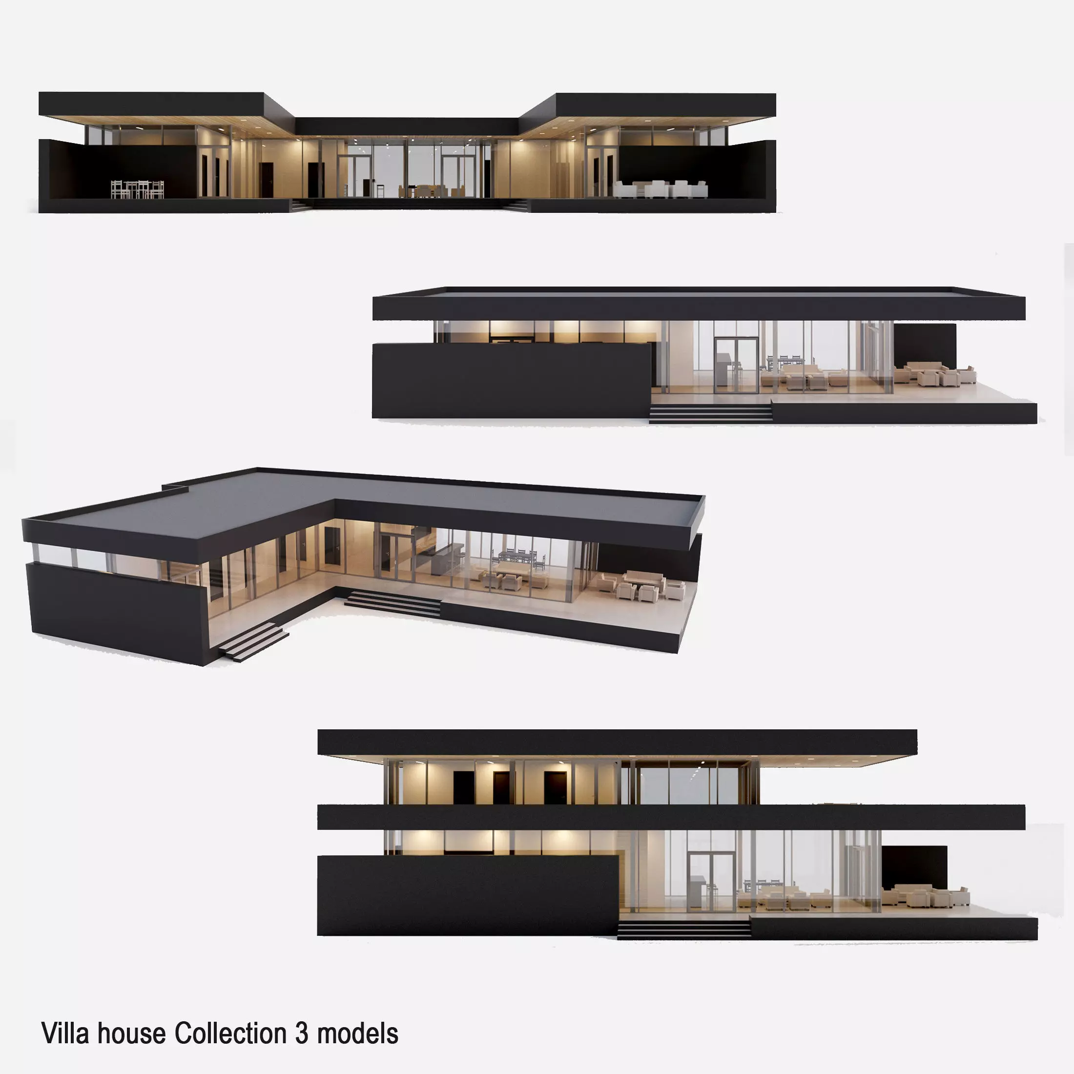 Villa house Collection 4 models _0