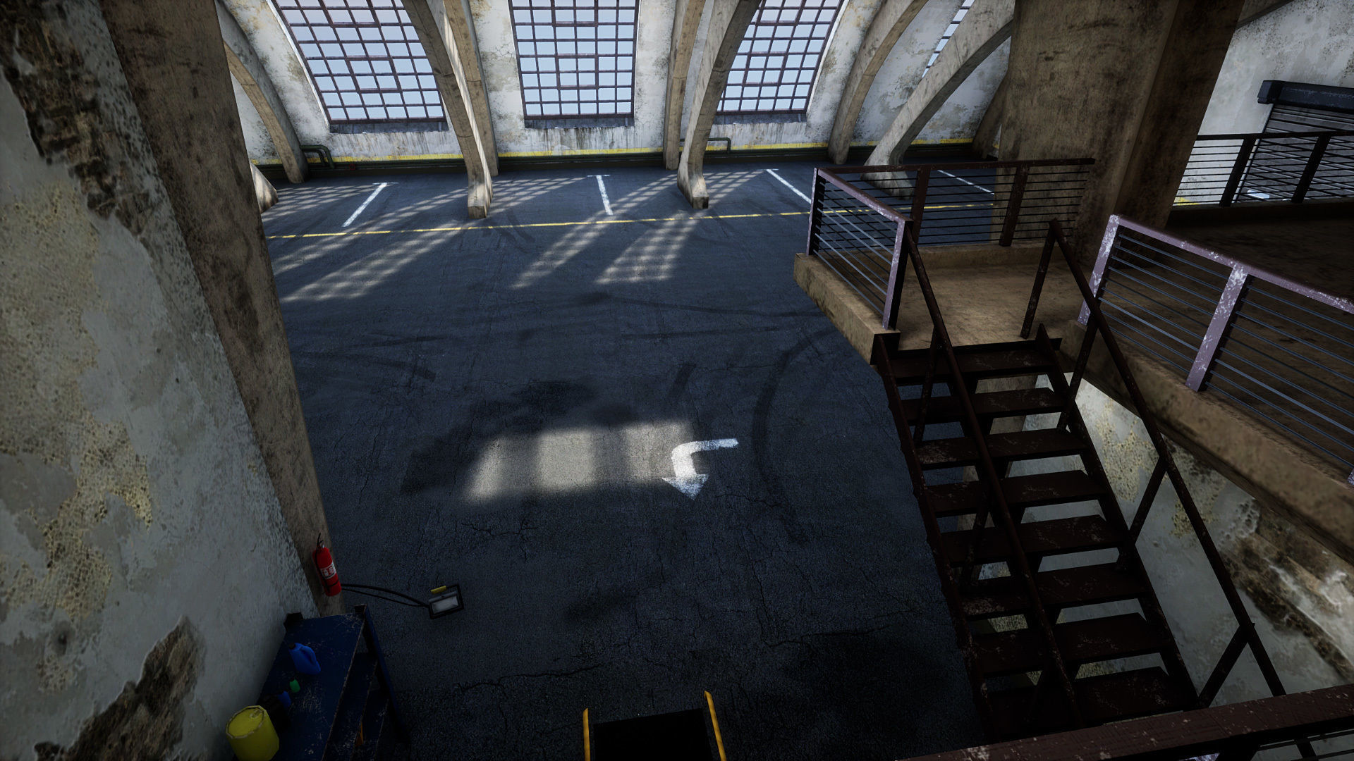 Garage 01 Low-poly 3D model_9