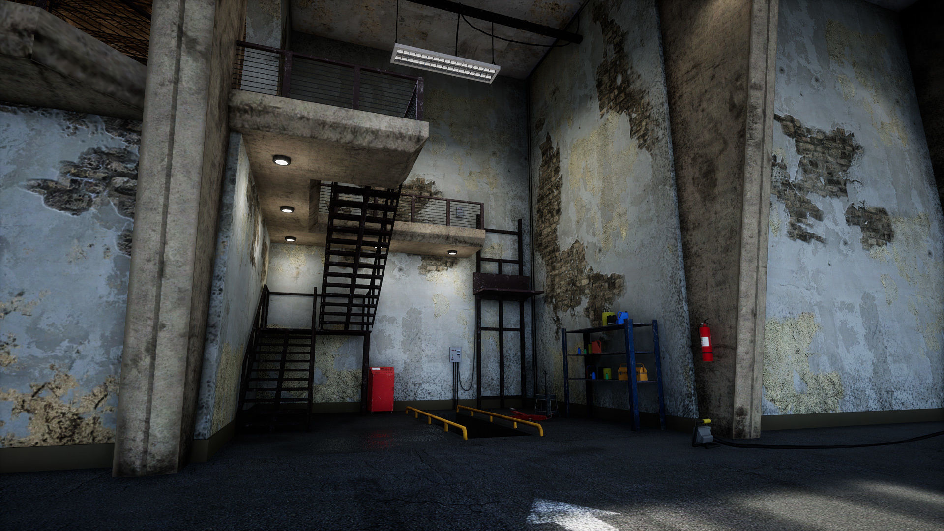 Garage 01 Low-poly 3D model_6