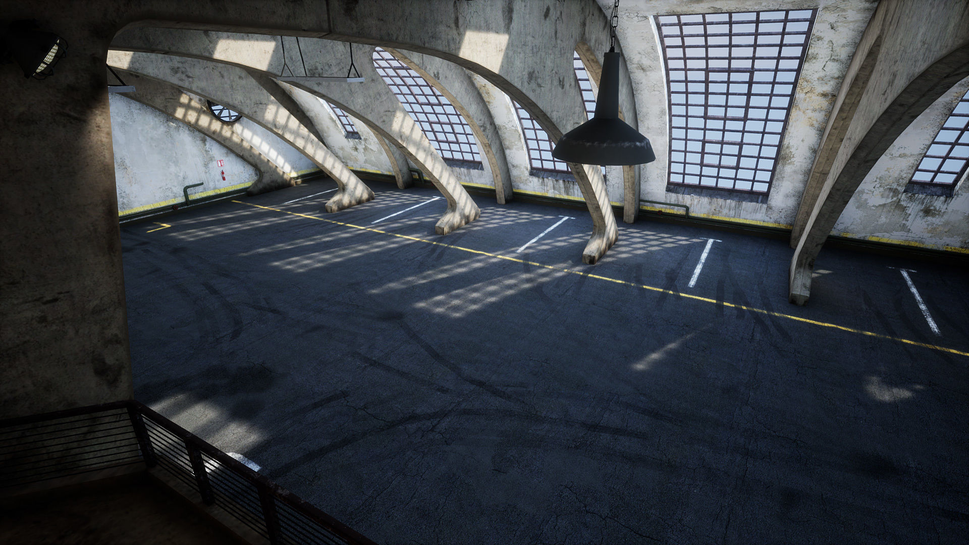 Garage 01 Low-poly 3D model_8