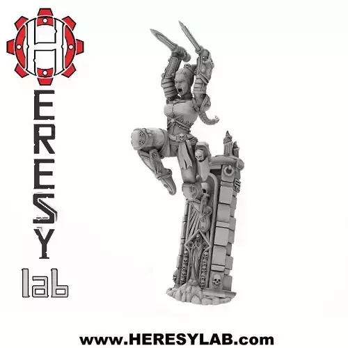 Heresylab - Subverter female assassin 3D print model